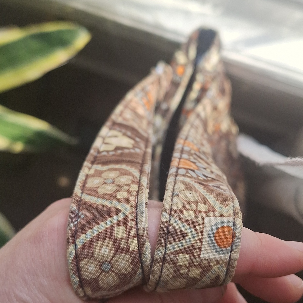 Vera Bradley Quilted Java Sunflower Shoulder Bag … - image 8